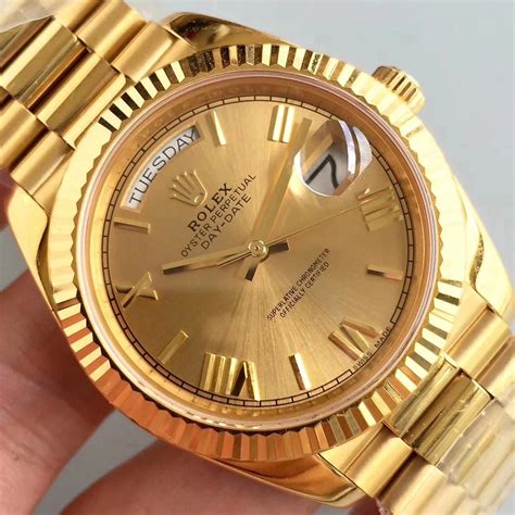 fake or real rolex datejust|Rolex day date homage watch.